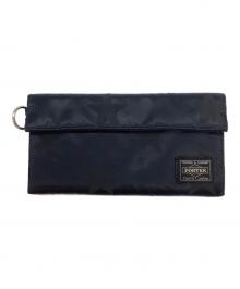 PORTER（ポーター）の古着「FLAG　LONG WALLET」｜ブラック