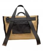 DIESELディーゼル）の古着「F-KIOSA SHOPPER M」｜ベージュ×ブラック