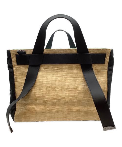 DIESEL（ディーゼル）DIESEL (ディーゼル) F-KIOSA SHOPPER M ベージュ×ブラックの古着・服飾アイテム