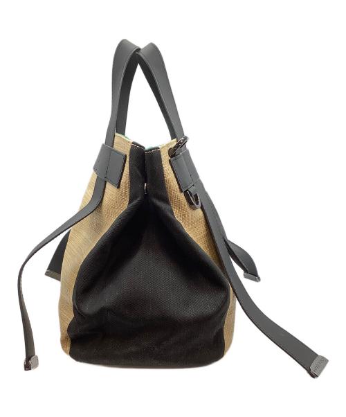 DIESEL（ディーゼル）DIESEL (ディーゼル) F-KIOSA SHOPPER M ベージュ×ブラックの古着・服飾アイテム