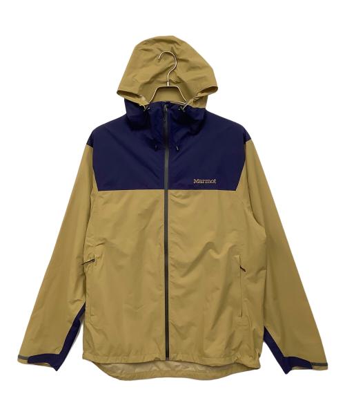 MARMOT（マーモット）MARMOT (マーモット) ナイロンパーカー ネイビー×ベージュ サイズ:XLの古着・服飾アイテム