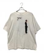 2PAC×SAINT MICHAEL2パック×セントマイケル）の古着「半袖カットソー」｜ホワイト