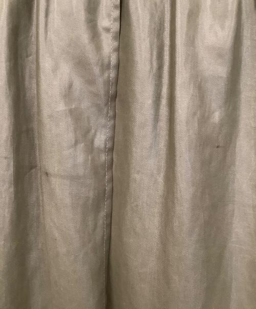 BEARDSLEY（ビアズリー）BEARDSLEY (ビアズリー) レザーライクタックスカート オリーブ サイズ:1の古着・服飾アイテム