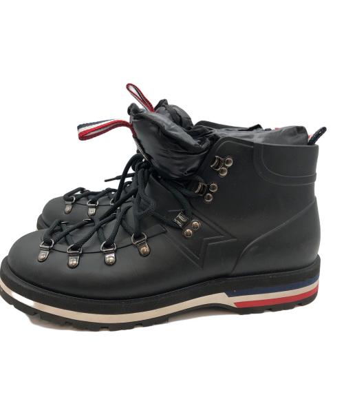 MONCLER（モンクレール）MONCLER (モンクレール) リムーバブルインサートラバーブーツ ブラック サイズ:42の古着・服飾アイテム
