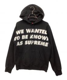SUPREME（シュプリーム）の古着「プルオーバーパーカー」｜ブラック