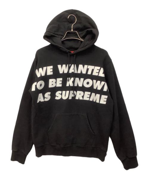 SUPREME（シュプリーム）Supreme (シュプリーム) プルオーバーパーカー ブラック サイズ:Mの古着・服飾アイテム
