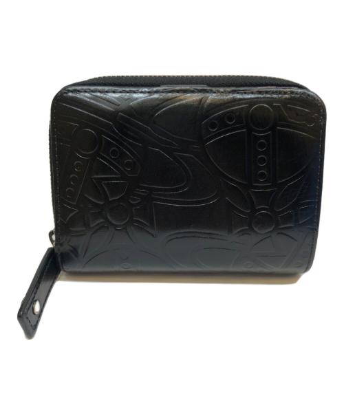 Vivienne Westwood（ヴィヴィアンウエストウッド）Vivienne Westwood (ヴィヴィアンウエストウッド) 2つ折り財布 ブラックの古着・服飾アイテム