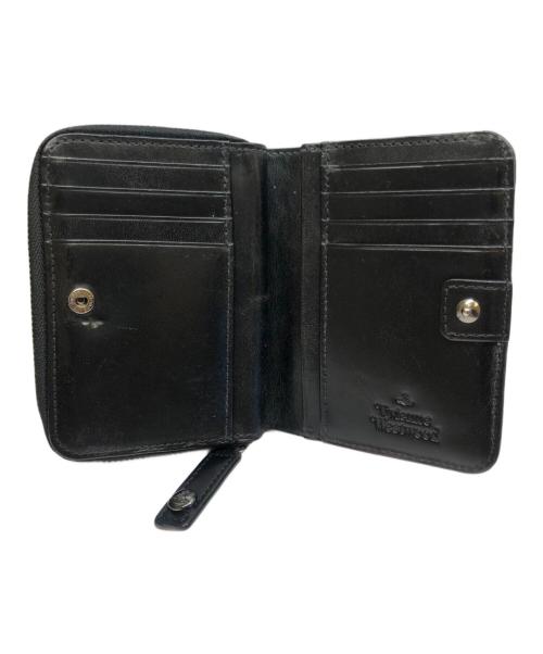Vivienne Westwood（ヴィヴィアンウエストウッド）Vivienne Westwood (ヴィヴィアンウエストウッド) 2つ折り財布 ブラックの古着・服飾アイテム