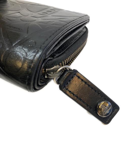 Vivienne Westwood（ヴィヴィアンウエストウッド）Vivienne Westwood (ヴィヴィアンウエストウッド) 2つ折り財布 ブラックの古着・服飾アイテム