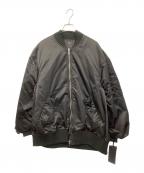 styling/スタイリング）の古着「ナイロンフライトボリュームブルゾン」｜ブラック