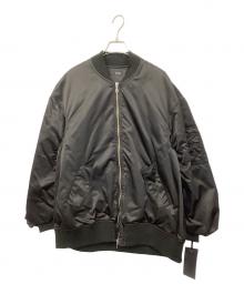 styling/（スタイリング）の古着「ナイロンフライトボリュームブルゾン」｜ブラック