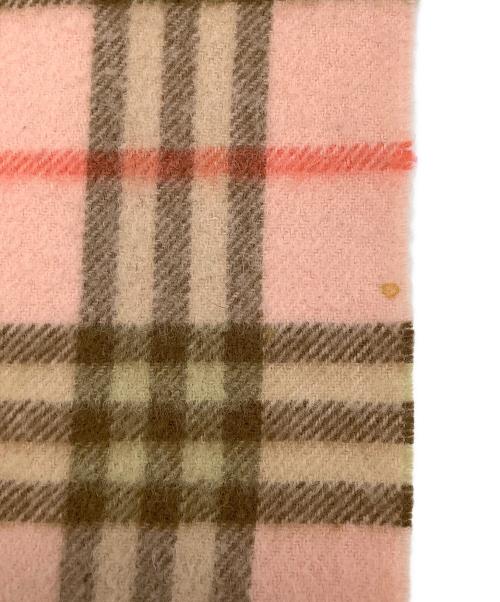 Burberry's（バーバリーズ）Burberry's (バーバリーズ) カシミヤマフラー ピンクの古着・服飾アイテム