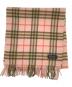 Burberry's（バーバリーズ）の古着「カシミヤマフラー」｜ピンク