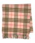 Burberry's (バーバリーズ) カシミヤマフラー ピンク：5000円
