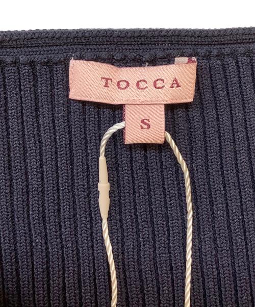 TOCCA（トッカ）TOCCA (トッカ) ROSY FUTURE ニットドレス ネイビー サイズ:S 未使用品の古着・服飾アイテム
