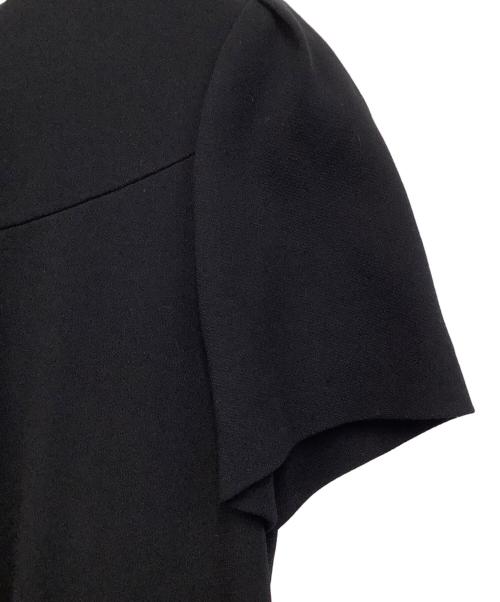 NOUV CONFINI（ヌーヴコンフィニ）nouv confini (ヌーヴコンフィニ) タックワンピース ネイビー サイズ:7の古着・服飾アイテム