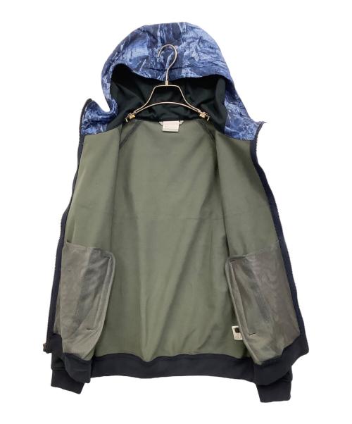 Columbia（コロンビア）Columbia (コロンビア) レッド テーブル パインズ パターンド フルジップ フーディー ネイビー×ブラック サイズ:Sの古着・服飾アイテム