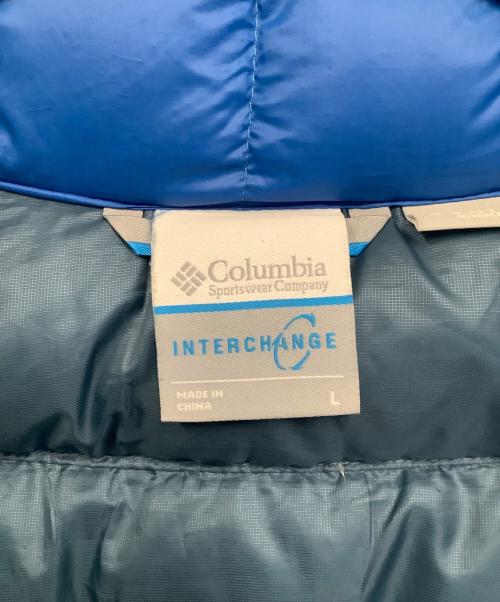 Columbia（コロンビア）Columbia (コロンビア) ダウンジャケット ブルー サイズ:Lの古着・服飾アイテム