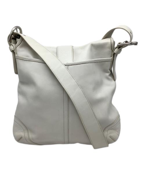 COACH（コーチ）COACH (コーチ) ソーホー スモール レザーダッフル ホワイトの古着・服飾アイテム