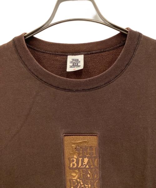 BlackEyePatch（ブラックアイパッチ）BlackEyePatch (ブラックアイパッチ) 裏起毛スウェット ブラウン サイズ:XLの古着・服飾アイテム
