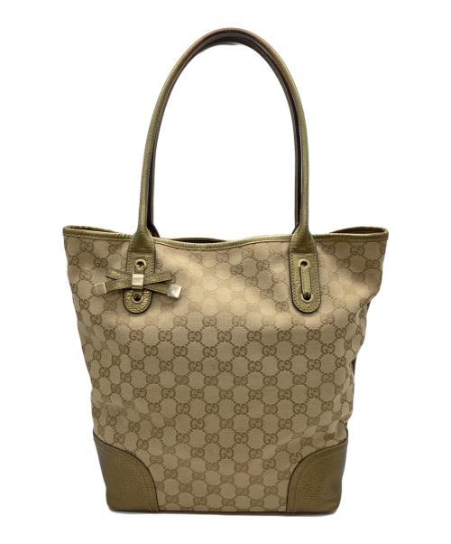 GUCCI（グッチ）GUCCI (グッチ) プリンシーGGキャンバストートバッグの古着・服飾アイテム