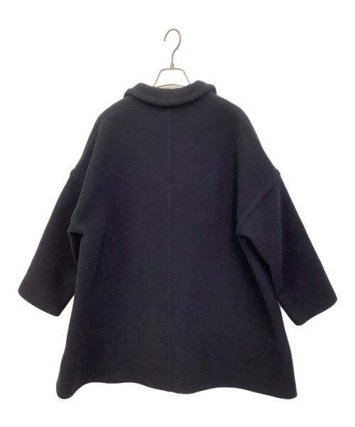 MACPHEE（マカフィー）MACPHEE (マカフィー) ショートパイルメルトン オーバーサイズドコート ネイビー サイズ:36の古着・服飾アイテム