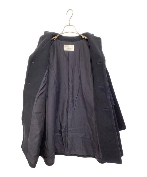 MACPHEE（マカフィー）MACPHEE (マカフィー) ショートパイルメルトン オーバーサイズドコート ネイビー サイズ:36の古着・服飾アイテム