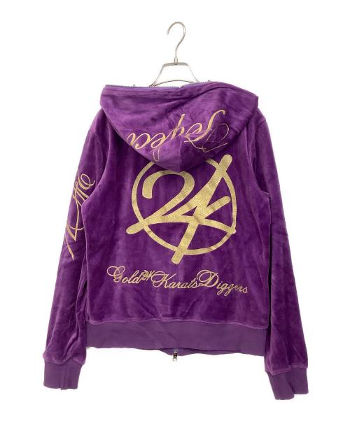 GOLD 24 karats Diggers（-）gold 24 karats diggers (-) セットアップジャージ パープル サイズ:Sの古着・服飾アイテム