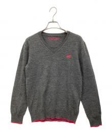 BURBERRY BLACK LABEL（バーバリーブラックレーベル）の古着「薄手ニット」｜グレー