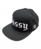 stussyステューシー）の古着「Crew 8Balll Snapback」｜ブラック