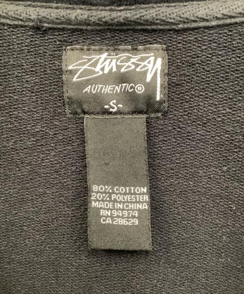 stussy（ステューシー）stussy (ステューシー) ジップパーカー ブラック サイズ:Sの古着・服飾アイテム