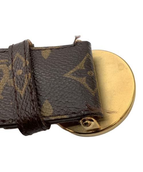 LOUIS VUITTON（ルイ ヴィトン）LOUIS VUITTON (ルイ ヴィトン) サンチュール・LV イニシャル ブラウン サイズ:90/36の古着・服飾アイテム
