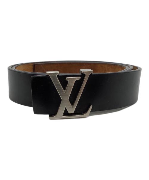 LOUIS VUITTON（ルイ ヴィトン）LOUIS VUITTON (ルイ ヴィトン) サンチュールLVイニシャルベルト ブラックの古着・服飾アイテム