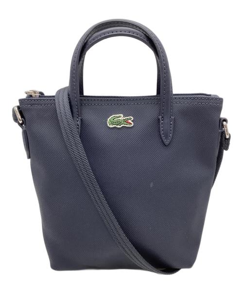 LACOSTE（ラコステ）LACOSTE (ラコステ) 2WAYショルダーバッグ ネイビーの古着・服飾アイテム