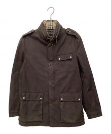 BURBERRY（バーバリー）の古着「ジップアップジャケット」｜ブラウン