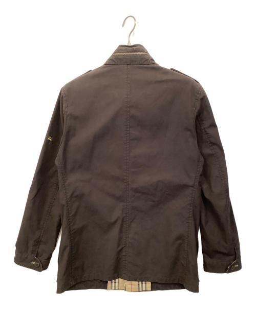 BURBERRY（バーバリー）BURBERRY (バーバリー) ジップアップジャケット ブラウン サイズ:Lの古着・服飾アイテム