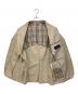 中古・古着 BURBERRY BLACK LABEL (バーバリーブラックレーベル) テーラードジャケット ベージュ サイズ:S：7000円