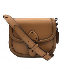COACH（コーチ）の古着「ビートサドルバッグ」｜ライトブラウン