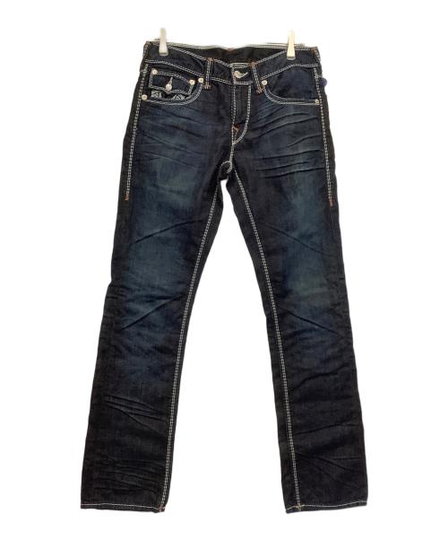 TRUE RELIGION（トゥルー レリジョン）TRUE RELIGION (トゥルー レリジョン) デニムパンツ インディゴ サイズ:76cm W30の古着・服飾アイテム