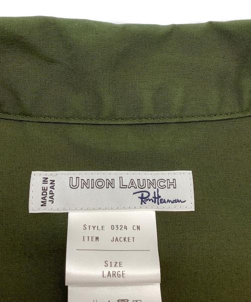 UNION LAUNCH（ユニオンランチ）UNION LAUNCH (ユニオンランチ) Ron Herman Coach Cotton Nylon Coach Jacket オリーブ サイズ:Lの古着・服飾アイテム