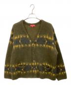 SUPREMEシュプリーム）の古着「ABSTRACT STRIPE CARDIGAN」｜オリーブ
