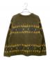 SUPREME (シュプリーム) ABSTRACT STRIPE CARDIGAN オリーブ サイズ:XL：20000円