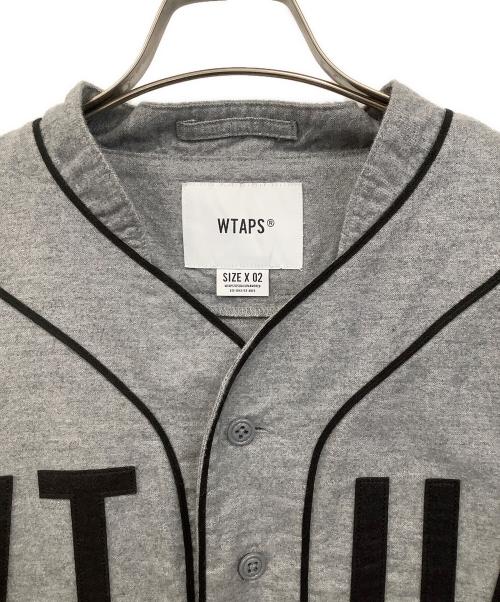 WTAPS（ダブルタップス）WTAPS (ダブルタップス) LEAGUE SS/SHIRT グレー サイズ:Lの古着・服飾アイテム