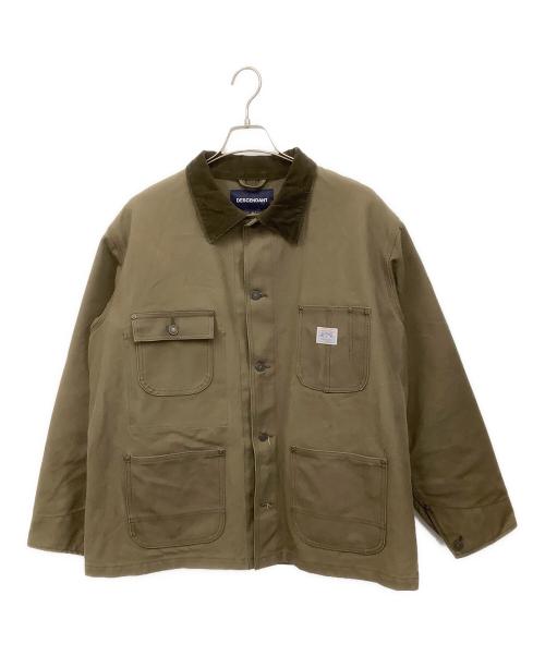 DESCENDANT（ディセンダント）DESCENDANT (ディセンダント) MFG CHORE JACKET オリーブ サイズ:3の古着・服飾アイテム