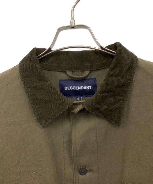DESCENDANT（ディセンダント）DESCENDANT (ディセンダント) MFG CHORE JACKET オリーブ サイズ:3の古着・服飾アイテム