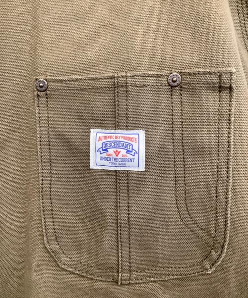DESCENDANT（ディセンダント）DESCENDANT (ディセンダント) MFG CHORE JACKET オリーブ サイズ:3の古着・服飾アイテム