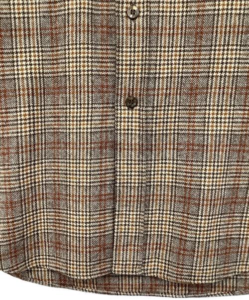 PENDLETON（ペンドルトン）PENDLETON (ペンドルトン) ウールチェックシャツ ブラウン サイズ:Mの古着・服飾アイテム