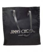 JIMMY CHOOジミーチュウ）の古着「キャンバスロゴトートバッグ」｜ブラック