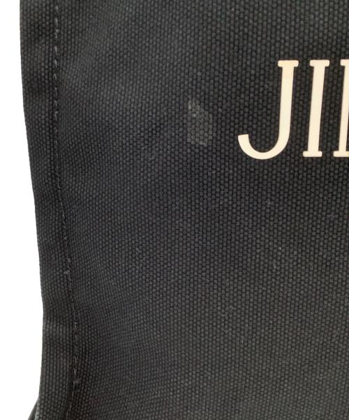 JIMMY CHOO（ジミーチュウ）JIMMY CHOO (ジミーチュウ) キャンバスロゴトートバッグ ブラックの古着・服飾アイテム