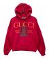 GUCCI（グッチ）の古着「プルオーバーパーカー」｜ピンク